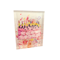 Designer Acrylic Art Blocks - Birthday Cake