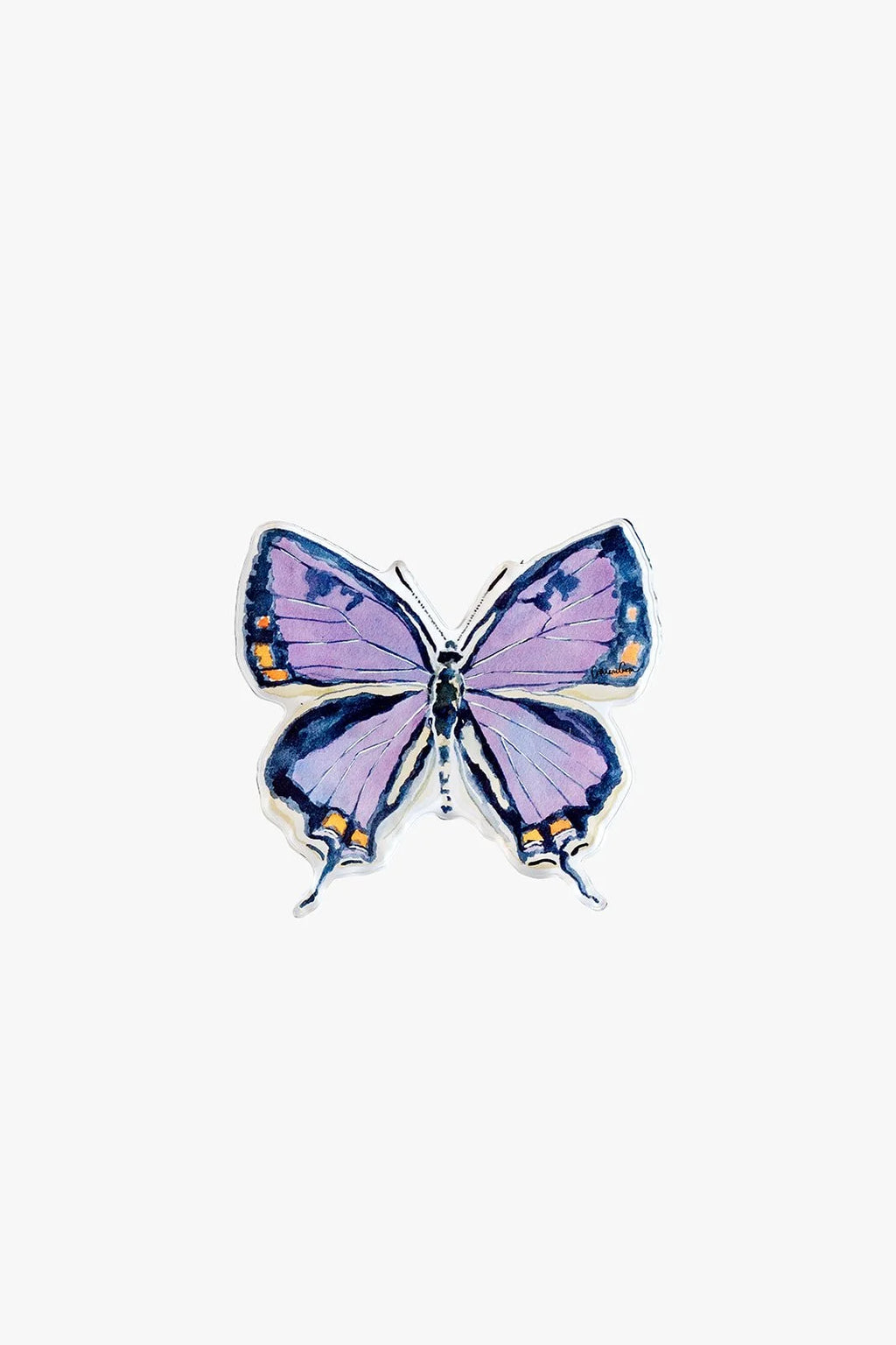Colorado Hairstreak Butterfly Acrylic Art Block Small