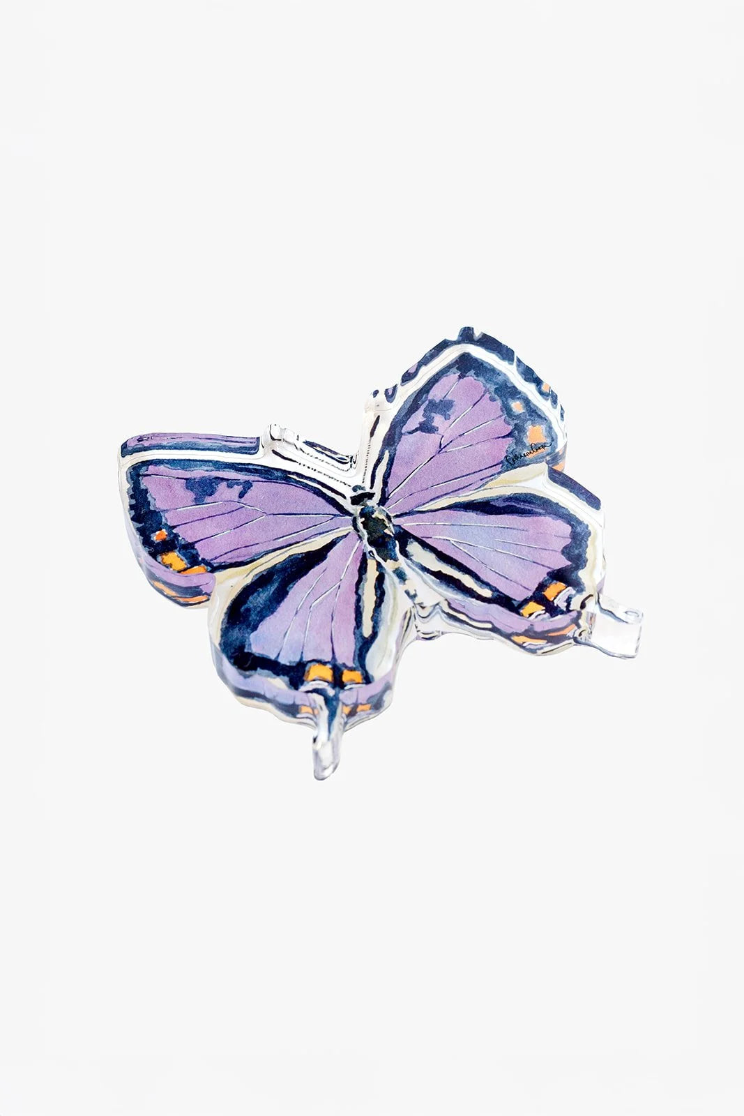 Colorado Hairstreak Butterfly Acrylic Art Block Small
