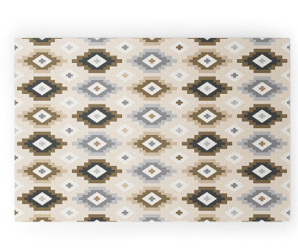 Geometric Aztec Welcome Mat