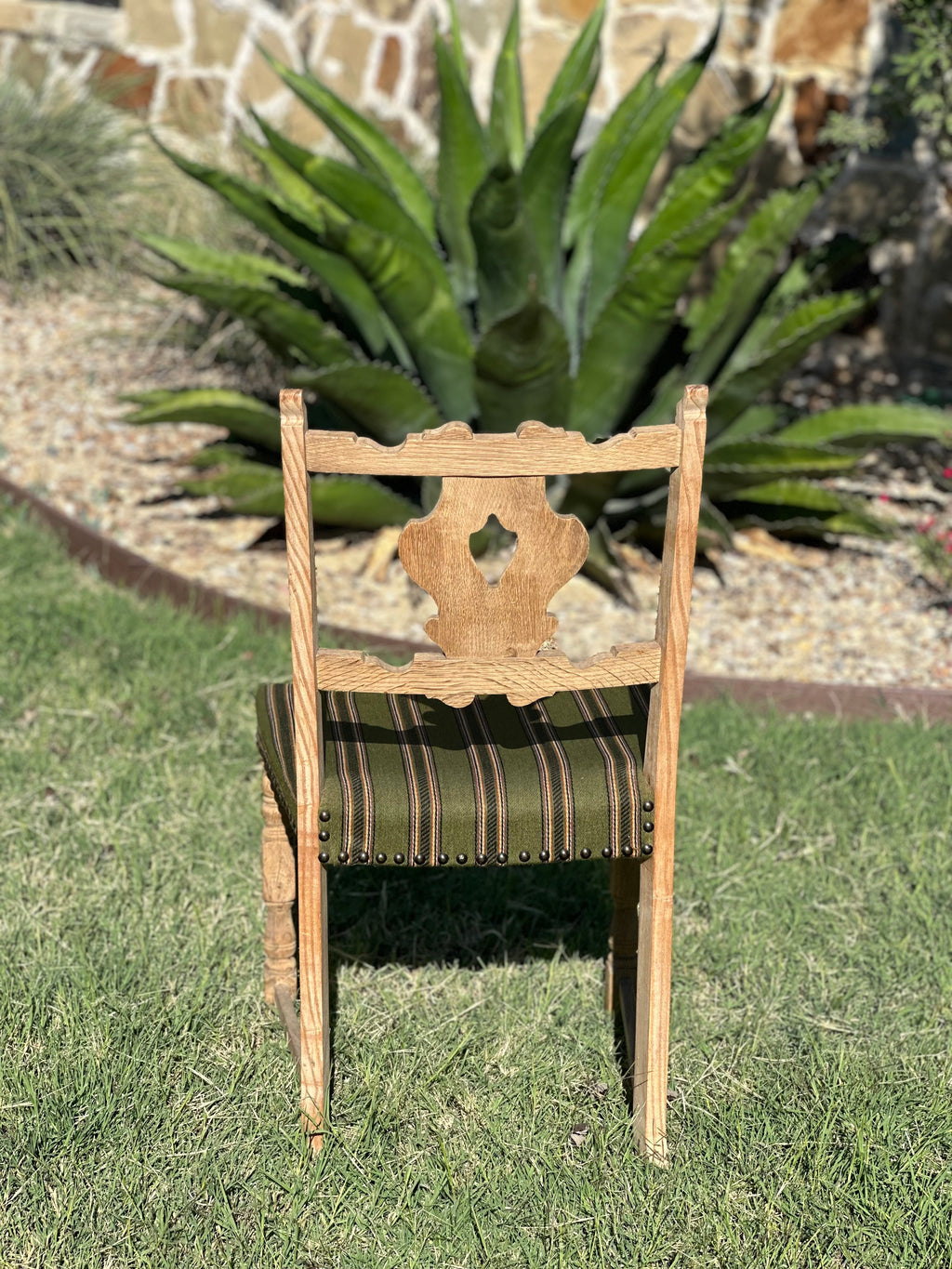 The Keyhole Oak Chair