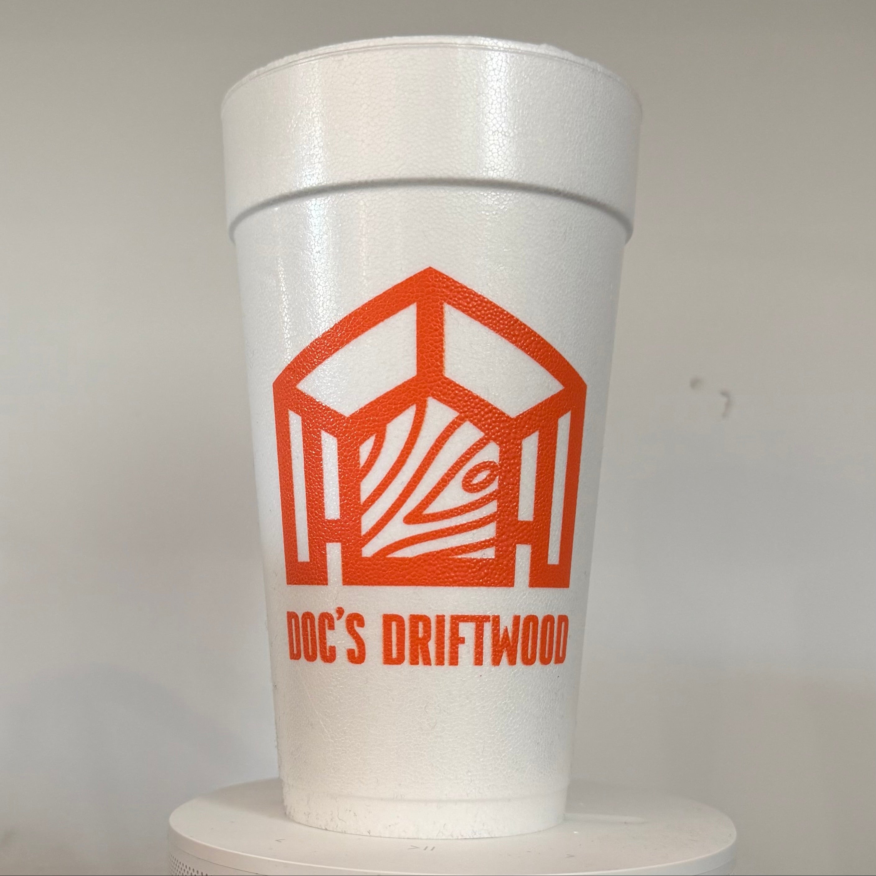 20oz White Foam Cup - CUSTOM