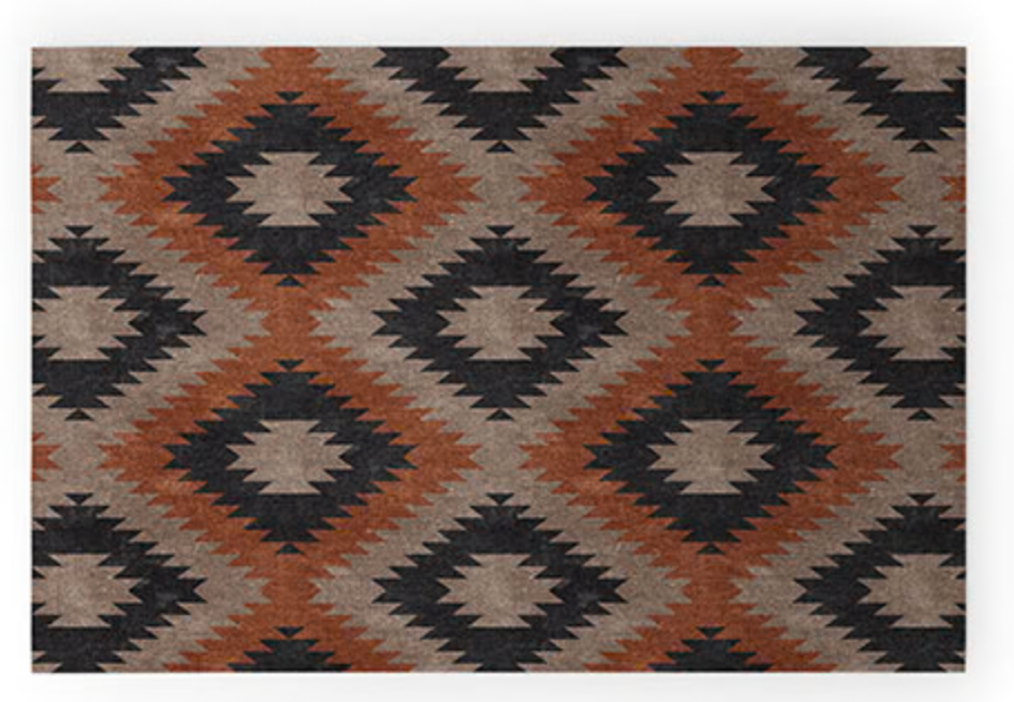 Aztec Neutral Welcome Mat
