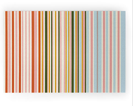 Magical Stripe Welcome Mat