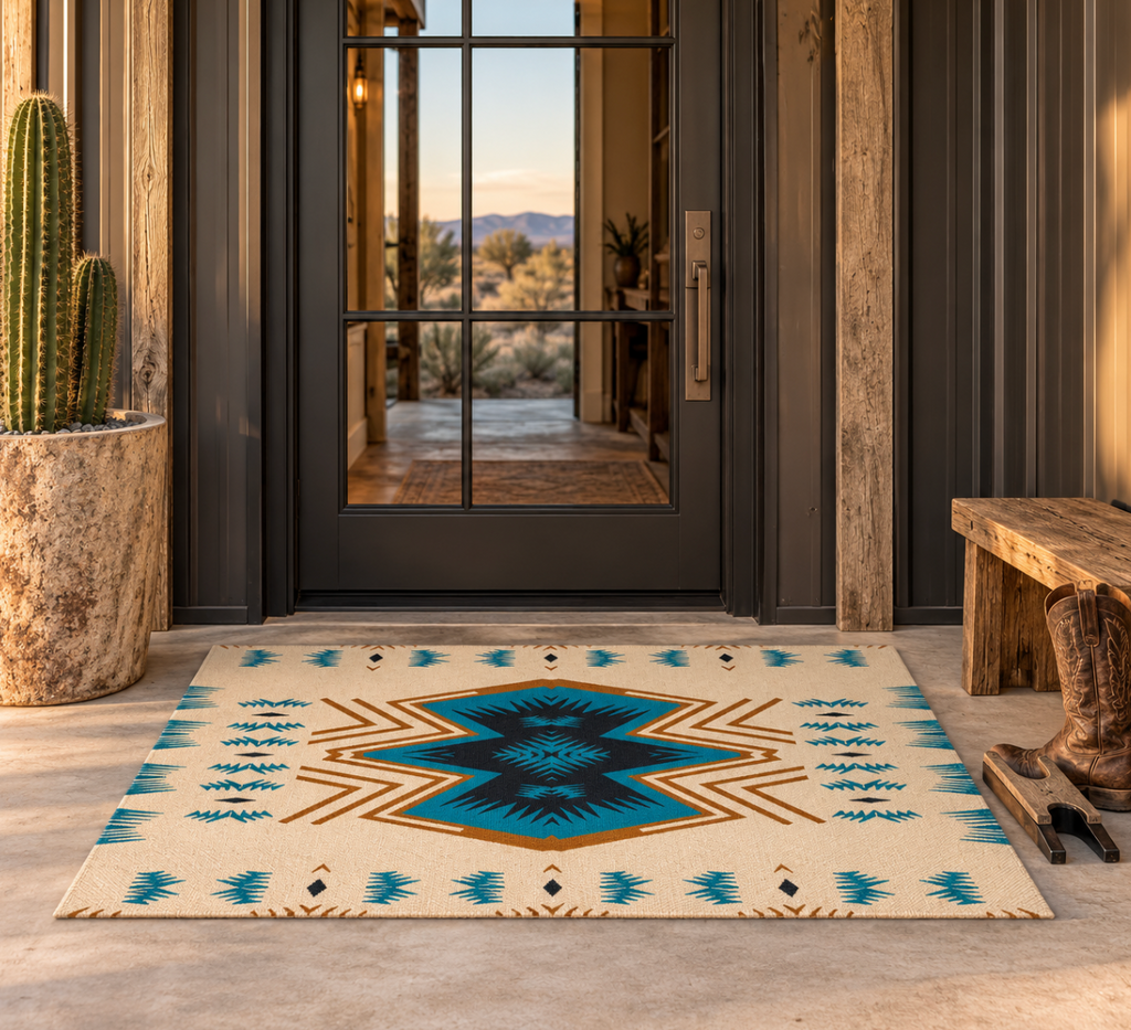 Colorado Painted Welcome Mat