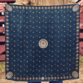 Fringe San Miguel Silk Scarf 35X35