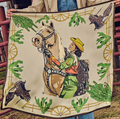 Fringe Cowgirl Kate Silk Scarf 26X26