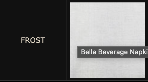 Bella Napkins - CUSTOM