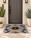 Urban Tribal Gray Welcome Mat