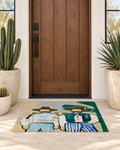 Side by Side Cowboy Welcome Mat